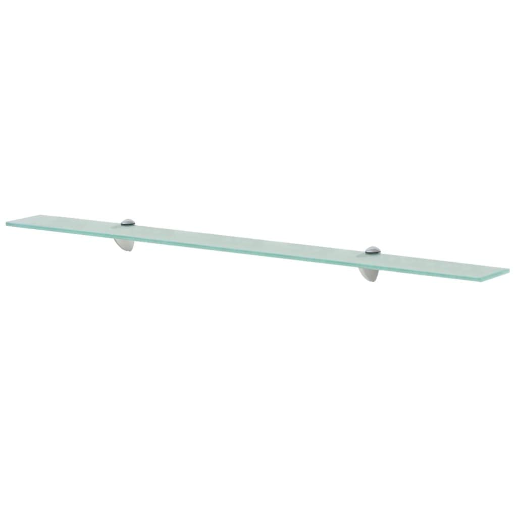 vidaXL Wand Regal Glasregal Glasboden Glasablage Badregal Glas 100x10 cm 8 mm 100 x 10 cm Transparen