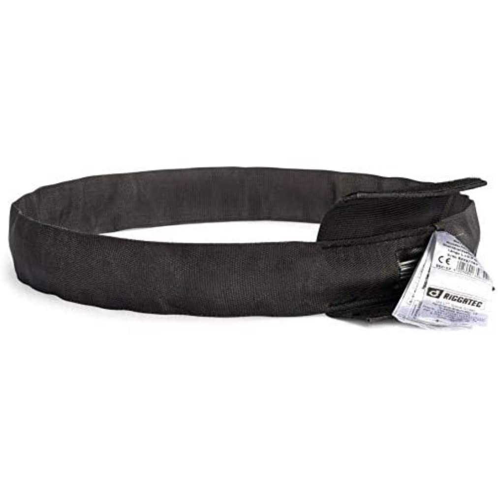 RIGGATEC 400201380 Schwarze Rundschlinge,"Steelflex", Umfang 6 m Traglast von 1 t 3.0m, 3.0m