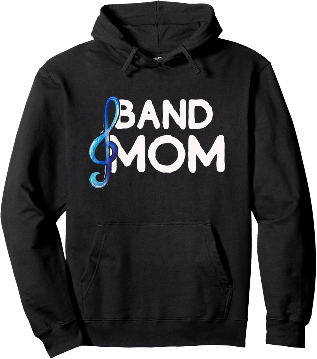 Band Mom Watercolor art Pullover Hoodie