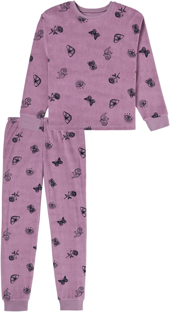 Schiesser Mädchen Pyjamaset 140 Mauve_181978, 140 Mauve_181978