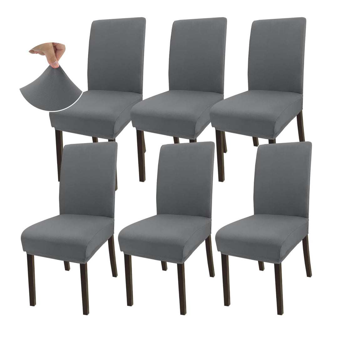 Granbest Super Dehnbar Essen Stuhlhusse, Universal Mikrofaser Parson Essen Stuhlhussen 6er Set, Abne