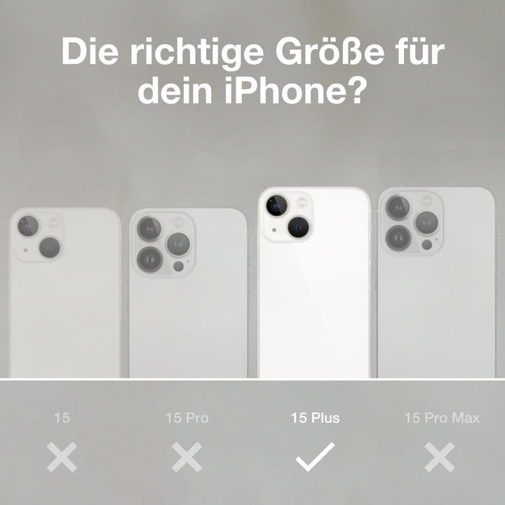 Woodcessories - Magnetisches Bio Clear Case transparent für iPhone 15 Plus kompatibel mit MagSafe, H