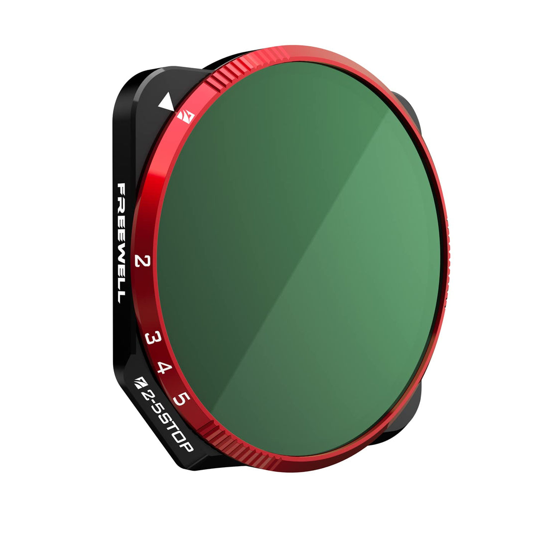 Freewell Variabler VND 2-5 Stop-Filter kompatibel mit Mavic 3/Mavic 3 Cine/Mavic 3E(Nicht Kompatibel