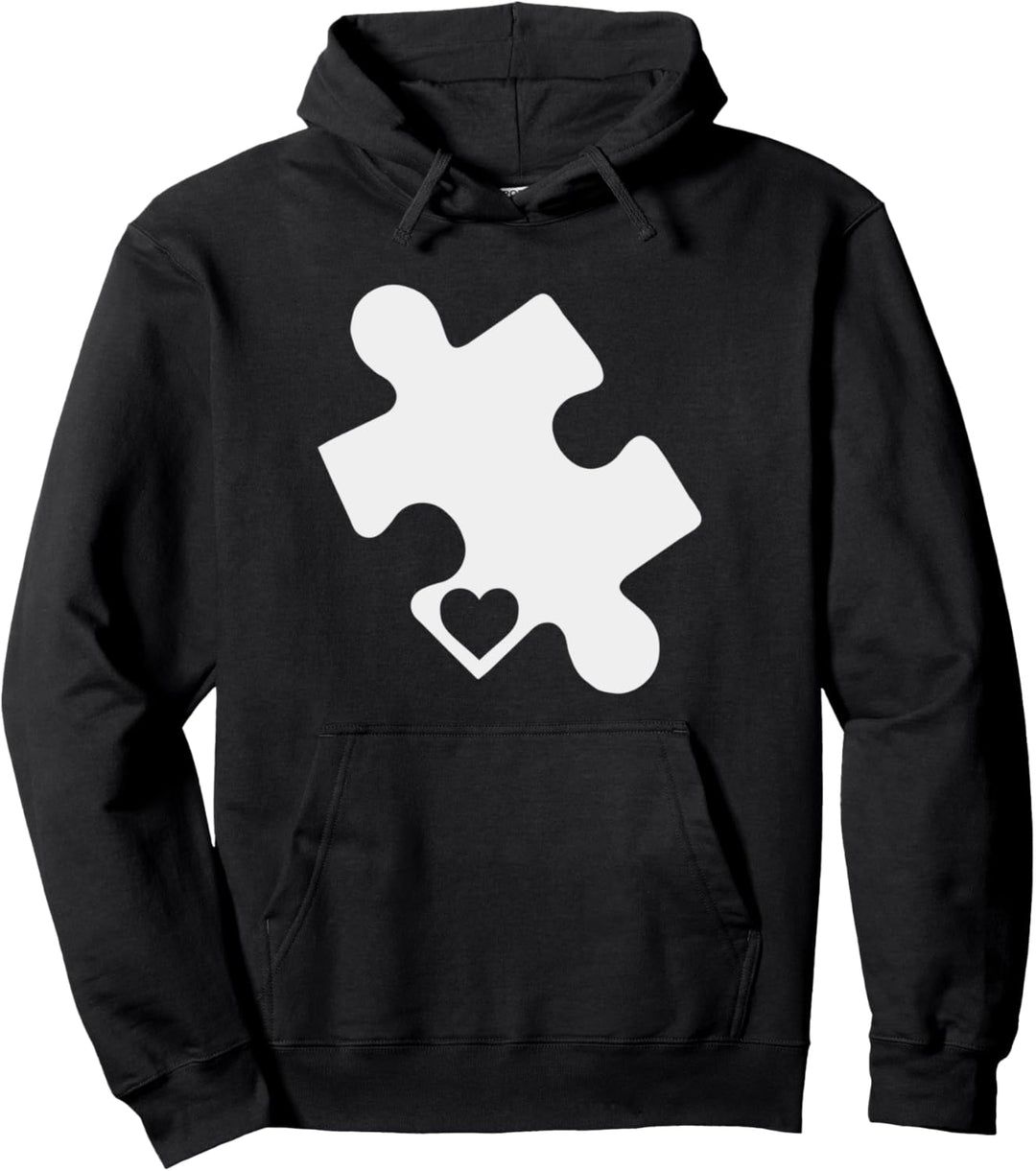 Liebe Autismus Liebe Herz Puzzle Autismus Awareness Geschenk Pullover Hoodie