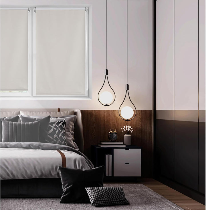 PUR LINE EASYFIX Verdunkelungsrollo, Grösse Breite x Höhe 37 x 180 cm, Stoffgrösse 33 x 175 cm, blic