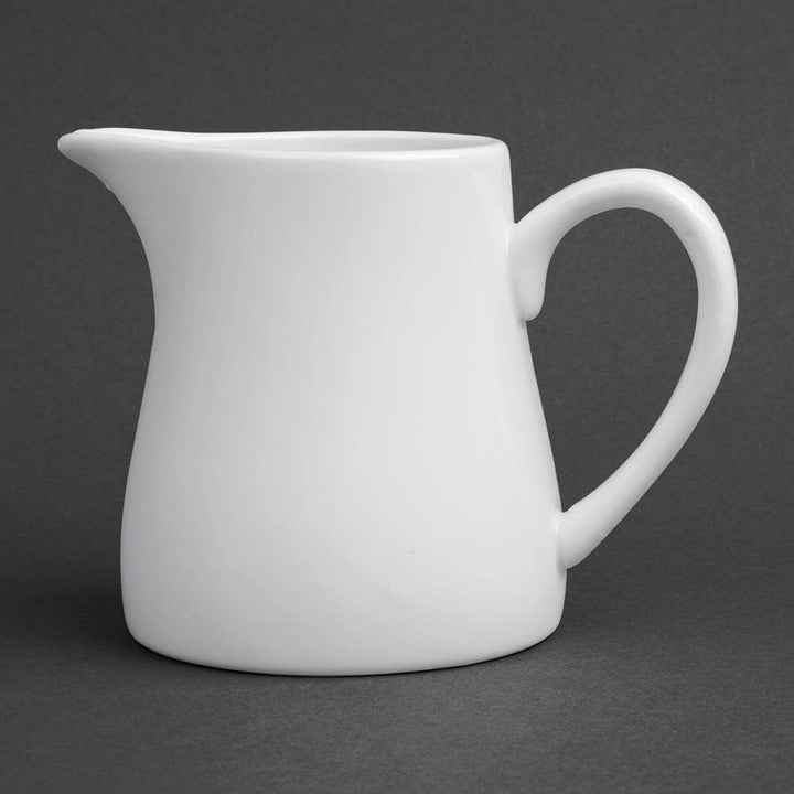 Olympia U821 creme oder Milch Krug mit Griff, 10 oz (Pack von 6) 305ml 10.75oz Einzelbett, 305ml 10.