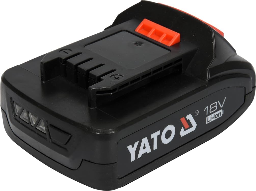 YATO Profi AKKU Handkreissäge 18V | 2,0 Ah Li-Ion Akku | Schnellladegerät | Staubsaugeradapter | Säg