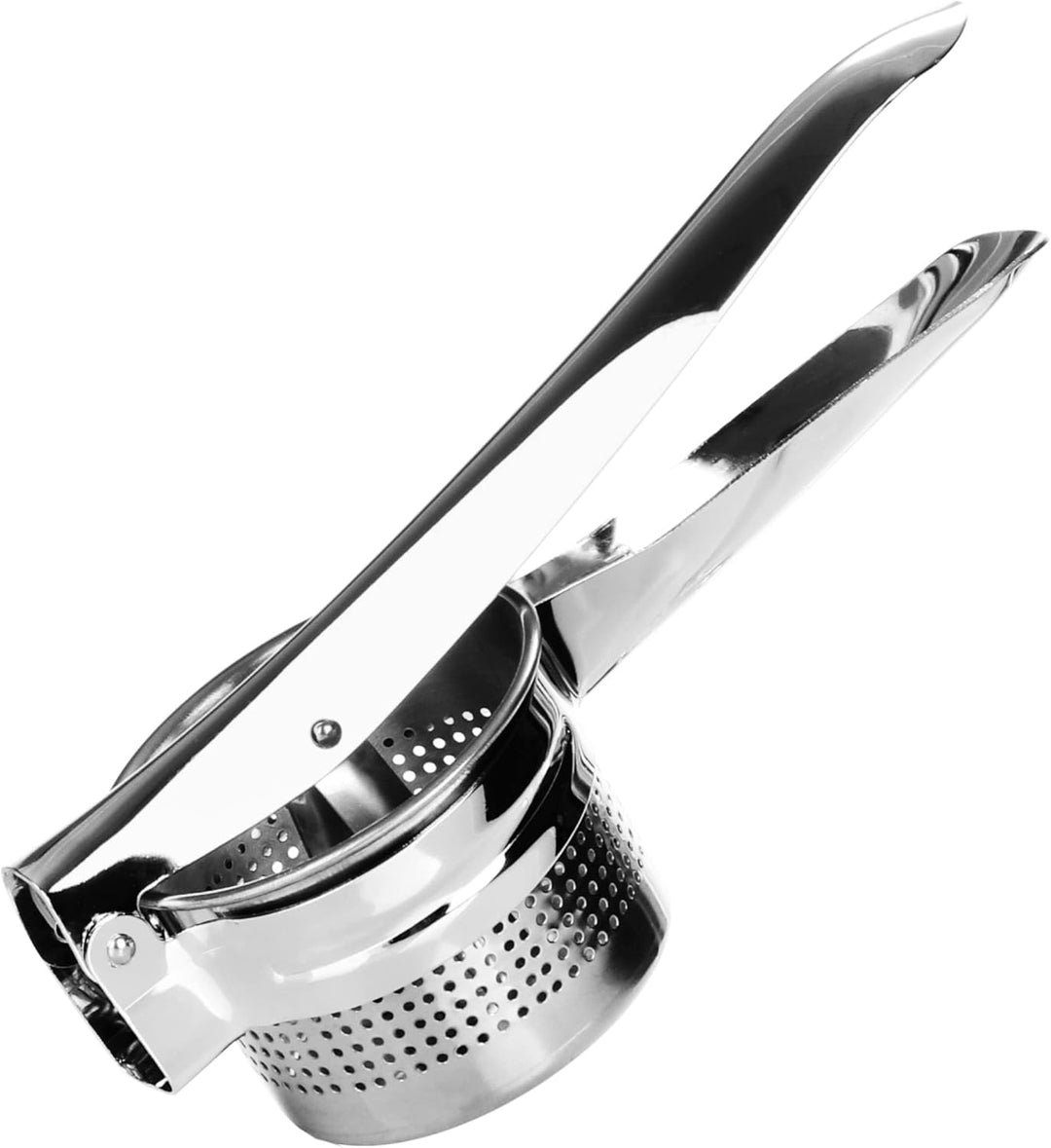 COM-FOUR® 2x Kartoffelpresse - Handpresse für Kartoffeln, Obst und Gemüse mit herausnehmbaren Siebei