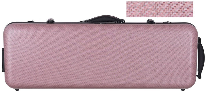 Bratschenkoffer Fiberglass 38-43 Oblong special rot M-case + Musiktasche