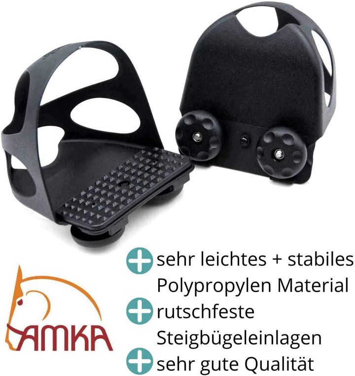 Compositi Steigbügeleinlage mit Durchrutschschutz 1 Paar = 2 Stück Durchrutschschutz Steigbügel für