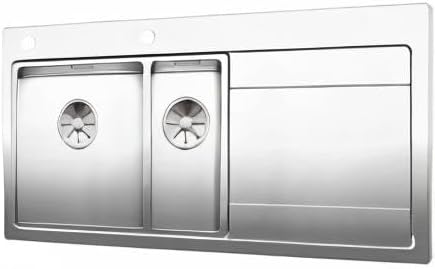 BLANCO DIVON II 6 S-IF | Edelstahl | Einbauart: Einbau von Oben & Flächenbündig | Hauptbecken links