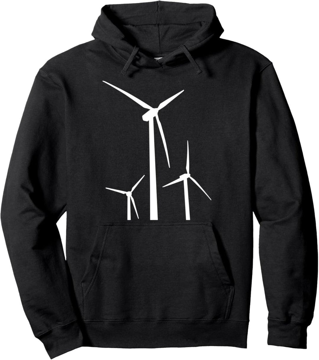 Windenergie Windkraft Windrad Windkraftanlage Energie Strom Pullover Hoodie