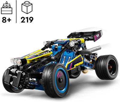 LEGO Creator 3in1 Tieflader mit Hubschrauber, Fahrzeuge-Set & Technic Offroad Rennbuggy, Auto-Spielz