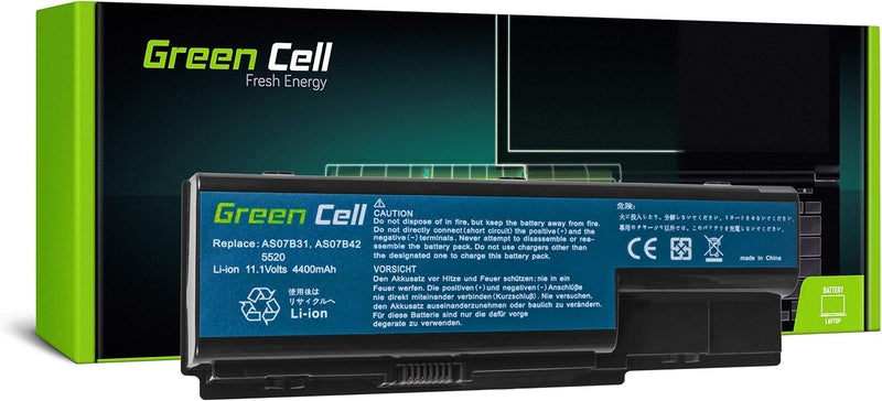 Green Cell Standard Serie Laptop Akku für Acer Aspire 5220 5230 5300 5310 5315 5320 5520 5530 5710 5