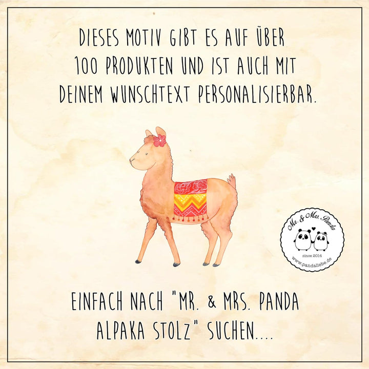 Mr. & Mrs. Panda Motiv WC Sitz Alpaka stolz - Geschenk, WC-Sitz, Klobrille, Toilette, Toilettendecke