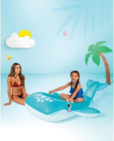 Intex Blauwal Rutscher, unaufgeblasene Grösse: 168 cm x 140 cm (57567NP)