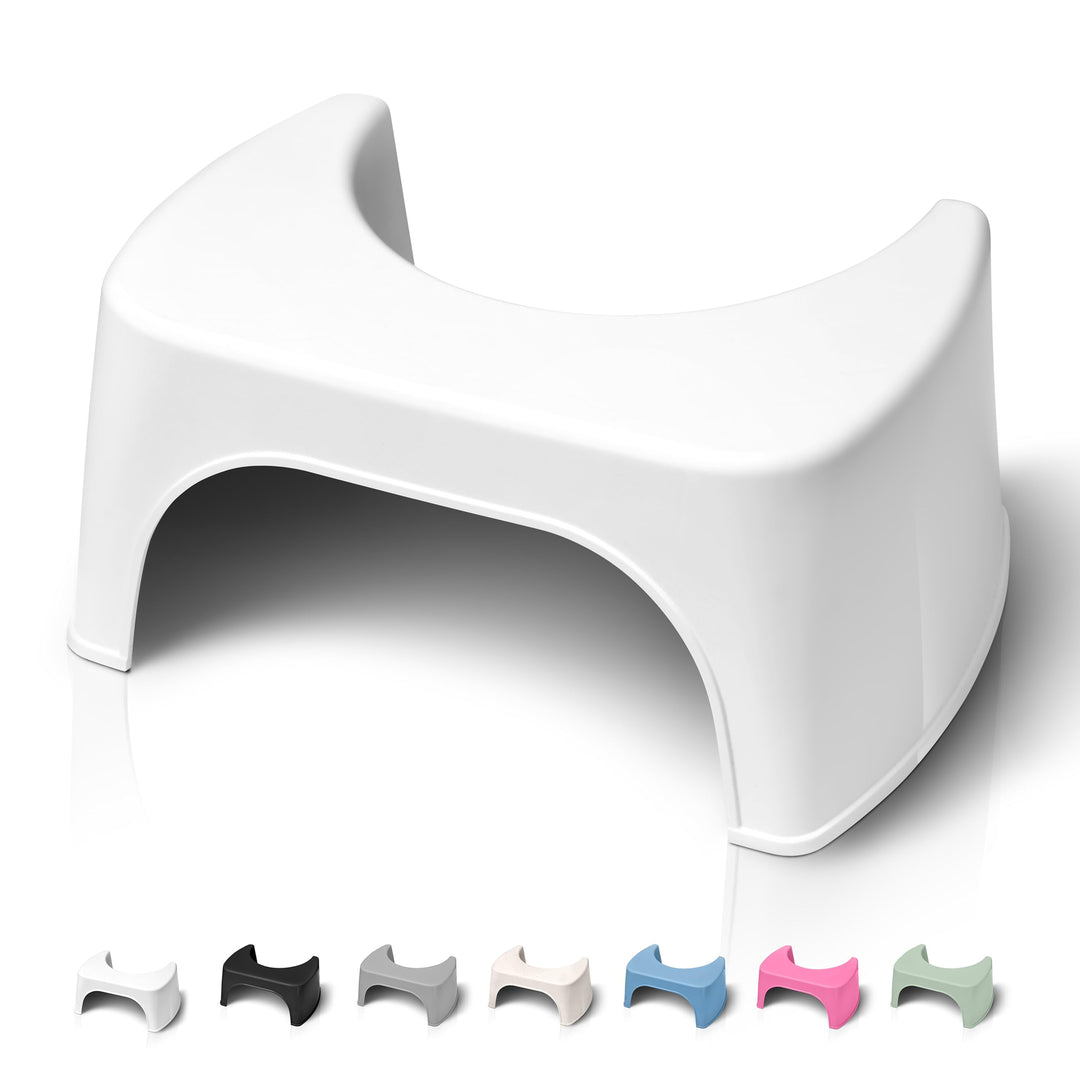 Well Care Toilettenhocker - WC Hocker fur Erwachsene - Hergestellt aus Recyceltem Kunststoff - Kloho
