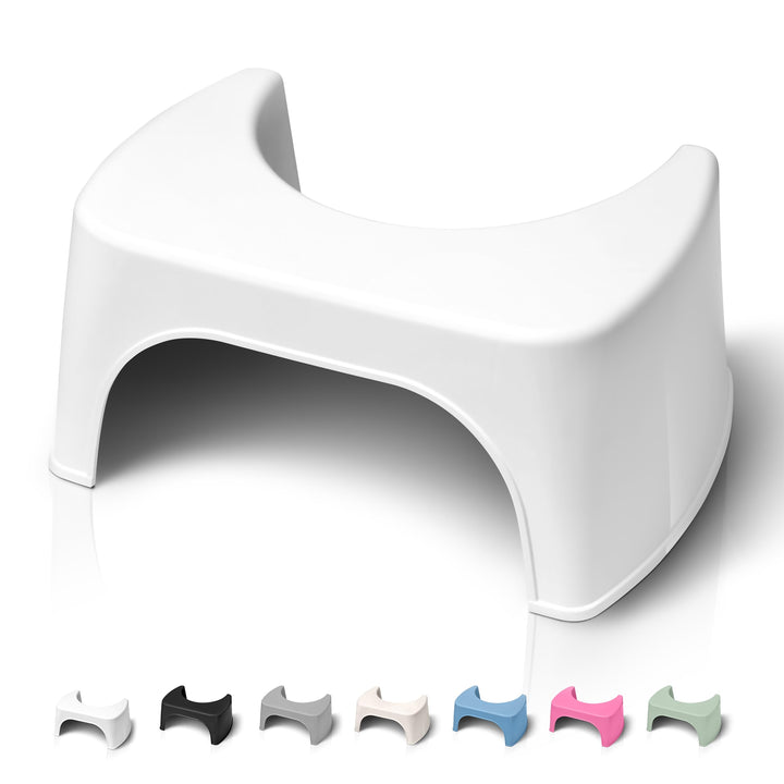 Well Care Toilettenhocker - WC Hocker fur Erwachsene - Hergestellt aus Recyceltem Kunststoff - Kloho