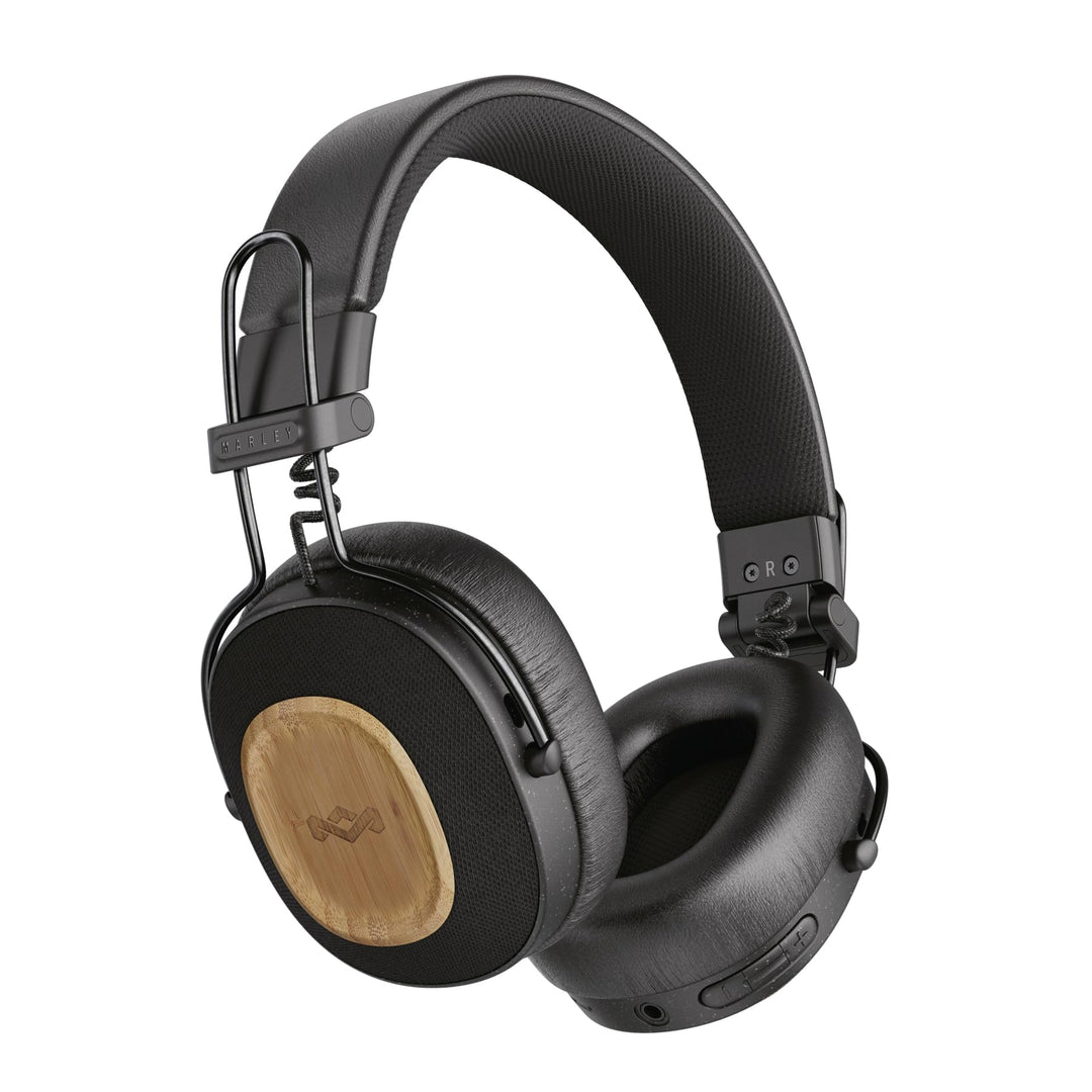 House of Marley Positive Vibration Riddim kabellose On-Ear Bluetooth Kopfhörer - 50 Std. Spielzeit,