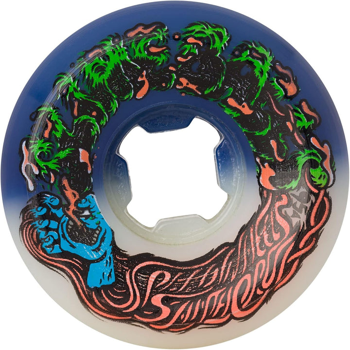 Slime Santa Cruz Balls Hairballs 50-50 Skateboard-Räder 53 mm, 53 mm