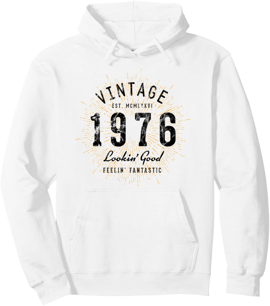 Vintage Geburtstag geboren 1976 Pullover Hoodie