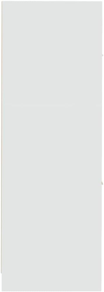 vidaXL Apothekerschrank, Ausziehschrank mit Stauraum, Allzweckschrank für Wohnzimmer Büro, Nischensc