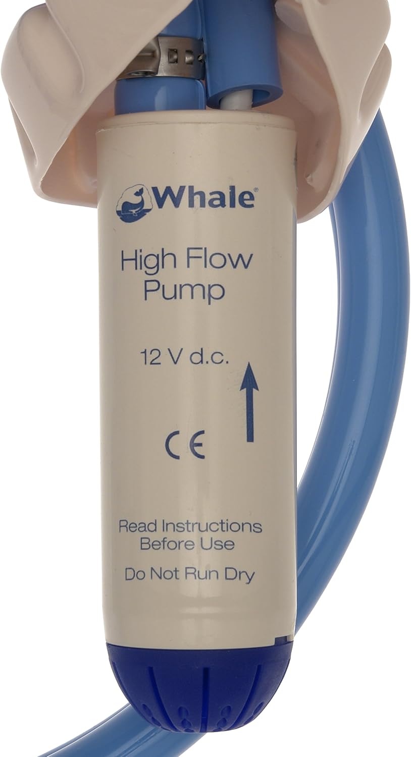 Whale EP1622 Wassermeister Aussen Wasser Pumpe, 12V, Weiss