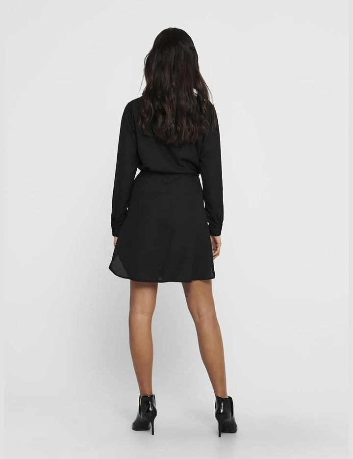 ONLY Damen Onlcory L/S V-Neck Tunic WVN Noos Tunika XS Black, XS Black