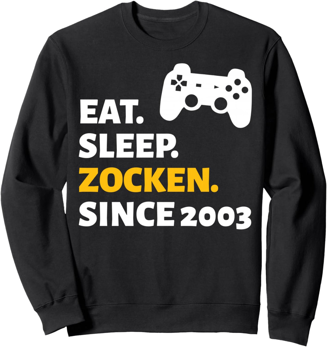21. Geburtstag Mann Frau 21 Jahre 2003 Deko Lustig Geschenk Sweatshirt