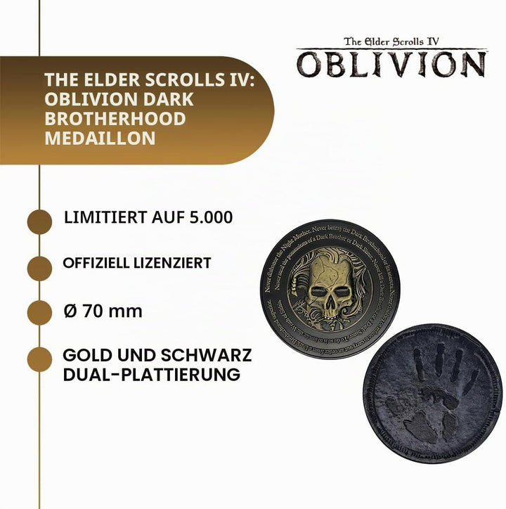 The Elder Scrolls IV: Oblivion - Limited Edition Medallion - Dark Brotherhood