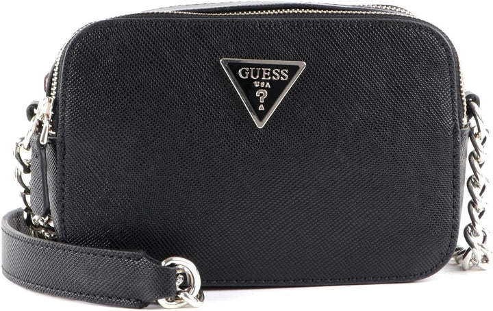 Guess Damen Noelle Crossbody Kamera Tasche Schwarz, Schwarz