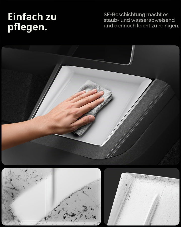 Spigen Tesla Model Y Juniper (Nur Premium &amp; Performance) Mittelkonsole Organizer Abdeckung für Ladep