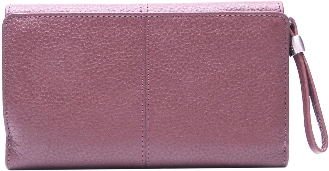 Esquire Verona Damenlangbörse 18 cm rot, Rot