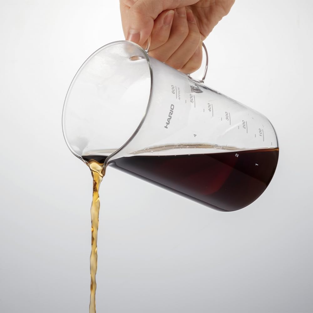 Hario Becher-Servierer, 600 ml, transparent 600ml Transparent, 600 ml Transparent