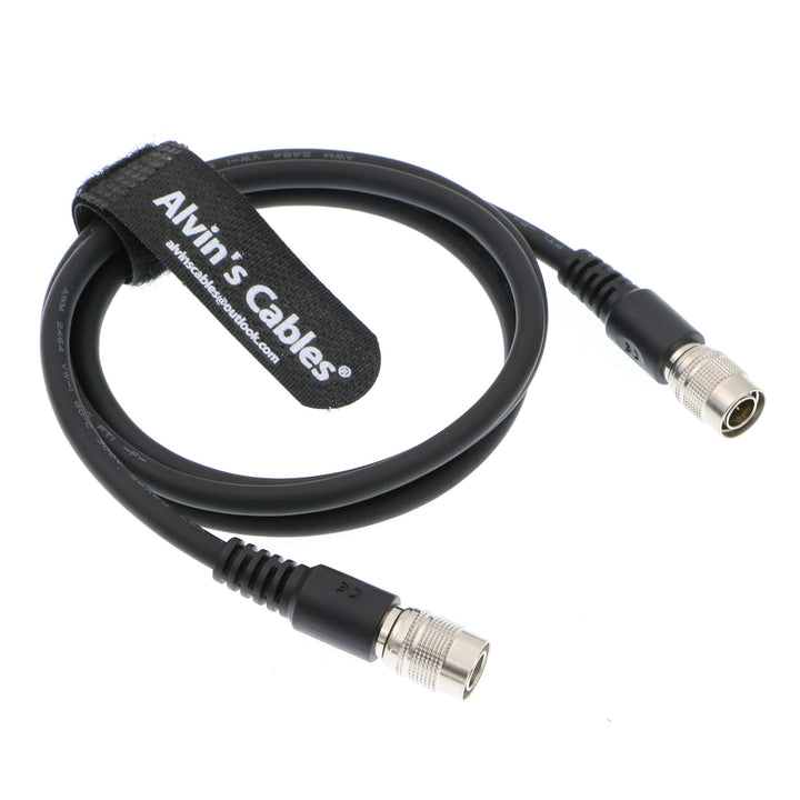 Alvin's Cables Hirose 4 Pin Stecker auf 4 Pin Hirose Stecker Stromkabel für Sound Devices Mixers 1M
