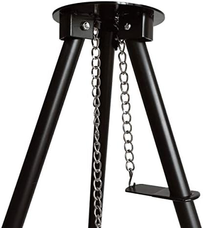 Dreibein Grillgestell T180 Grill für Schwenker - Schwenkgrill mit Chrom Rost 70 cm