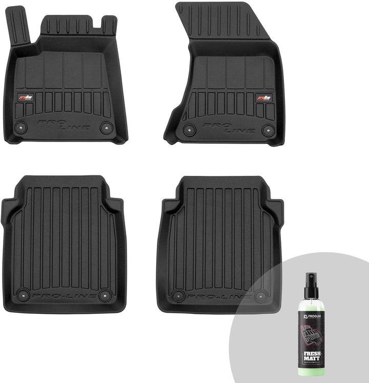 FROGUM ProLine 3D Gummimatten Exklusiven Auto Fussmatten Autofussmatten für Audi A8 D4 2009-2017 | D