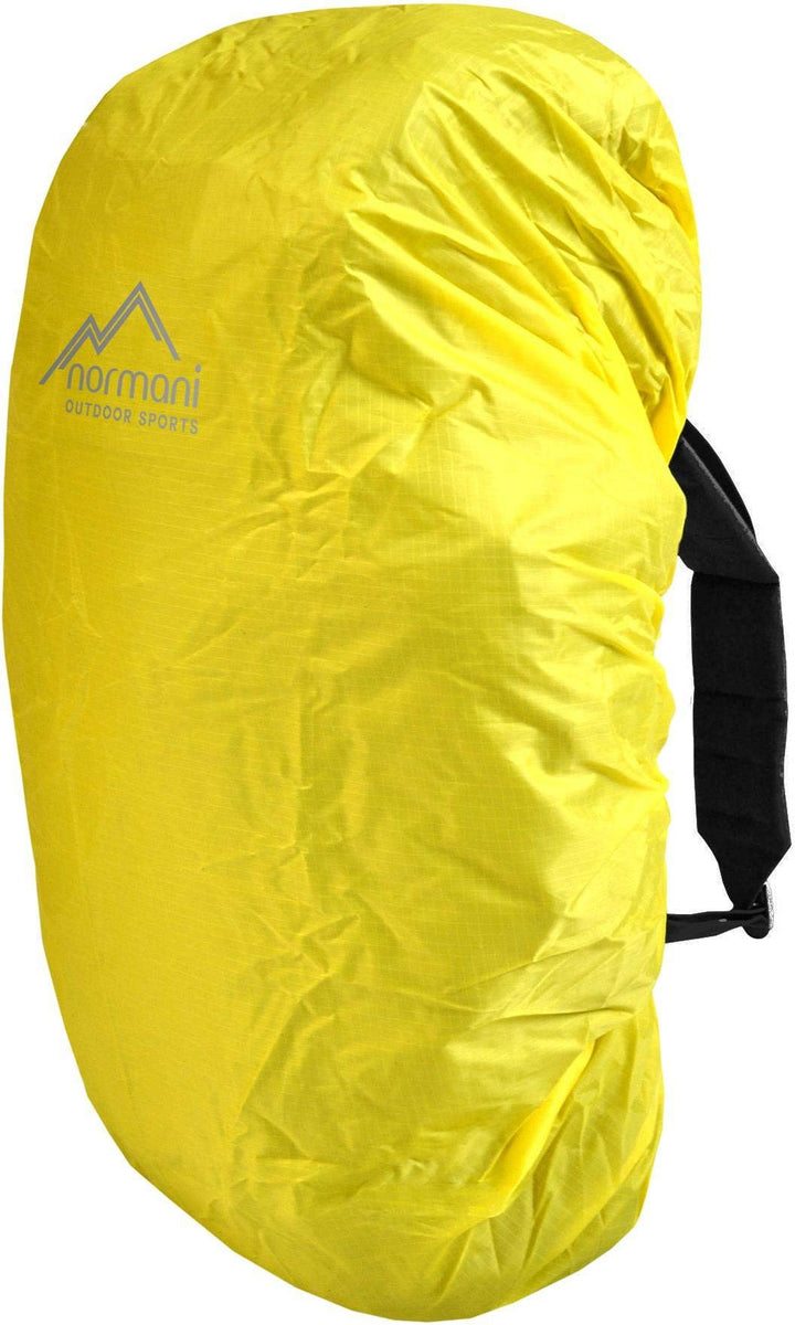 normani wasserdichter Regenueberzug Raincover Regenhülle für Backpacks Rucksack Gelb 100-130 Liter,