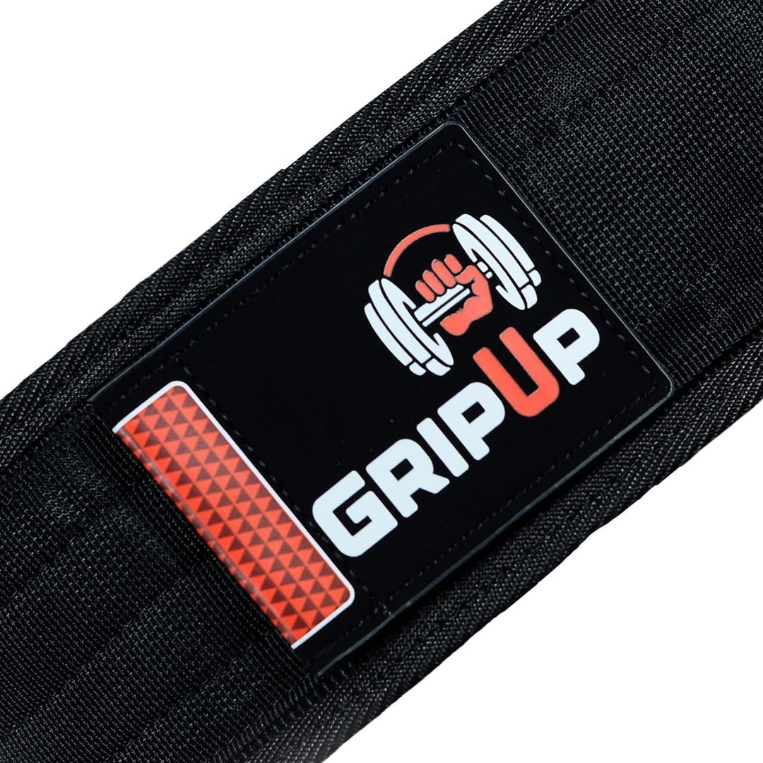 Gewichthebergürtel 4” aus Nylon – Leichter Trainingsgürtel für Krafttraining, Fitness und Gym Workou