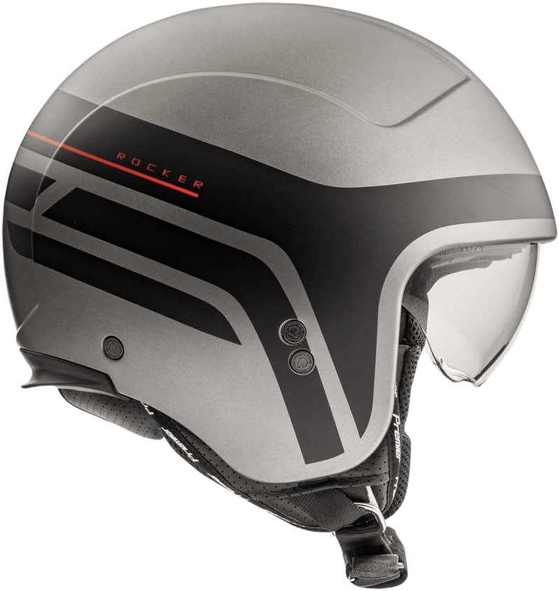 Premier Unisex-Adult Rocker Helm S Hellgrau Und Dunkelgrau, S Hellgrau Und Dunkelgrau