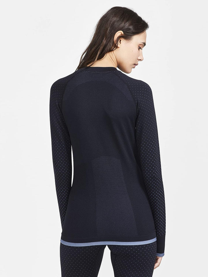 Craft Damen ADV Warm Intensity Longsleeve Langarm Unterhemd Funktionsunterhemd XL Schwarz, XL Schwar
