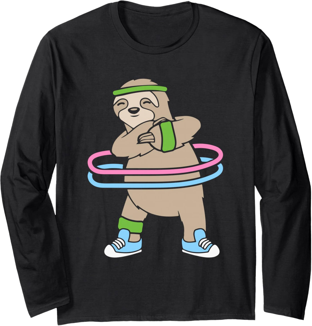 Hula Hup Faultier Hooping Hullern Langarmshirt