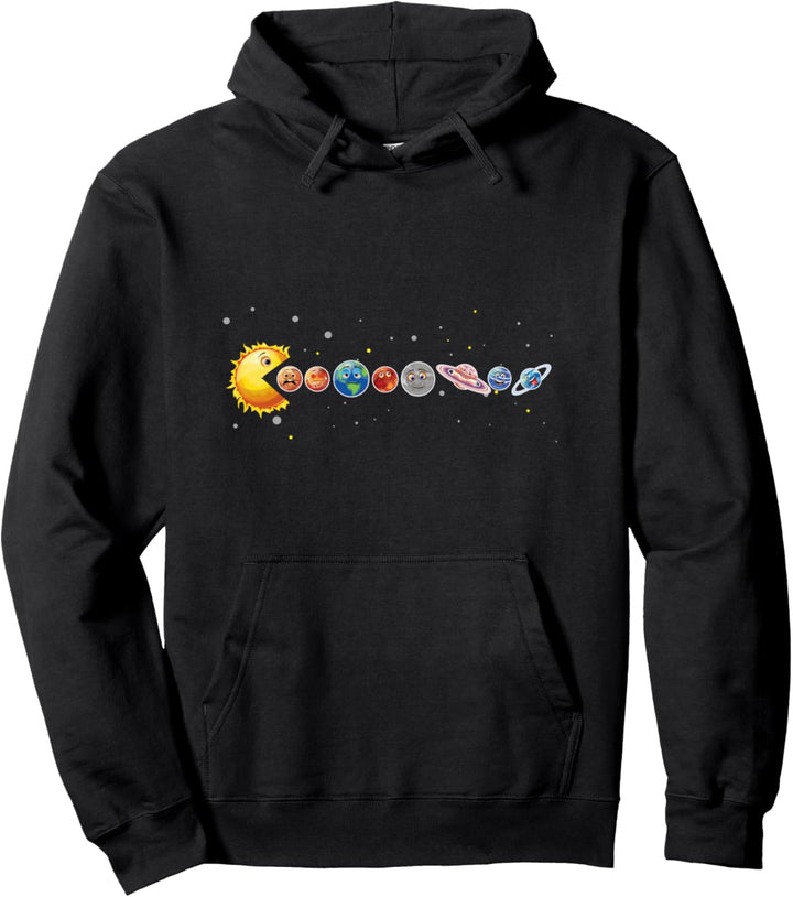 Sonne fängt isst Planeten Sonnensystem Astronomie Astrologie Pullover Hoodie