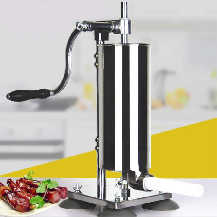Wurstmaschine aus Stahl, Wurstfüller für Fleisch, aus Edelstahl, manuelle Wurstmaschine, vertikale W
