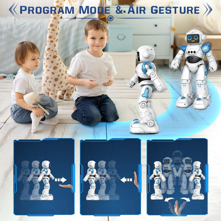 VATOS Roboter Spielzeug für Kinder ab 3-12 Jahre - Ferngesteuerter Roboter, Gestensteuerung Programm