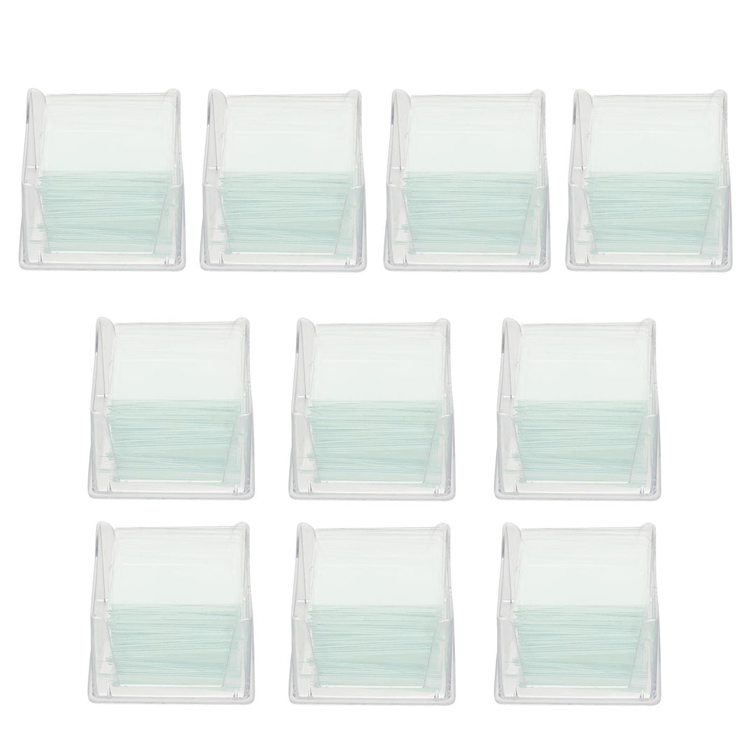 1000 Stück Mikroskop Deckgläser 22X22mm Quadratische Labor Glasabdeckungen aus Optischem Glas Kanten