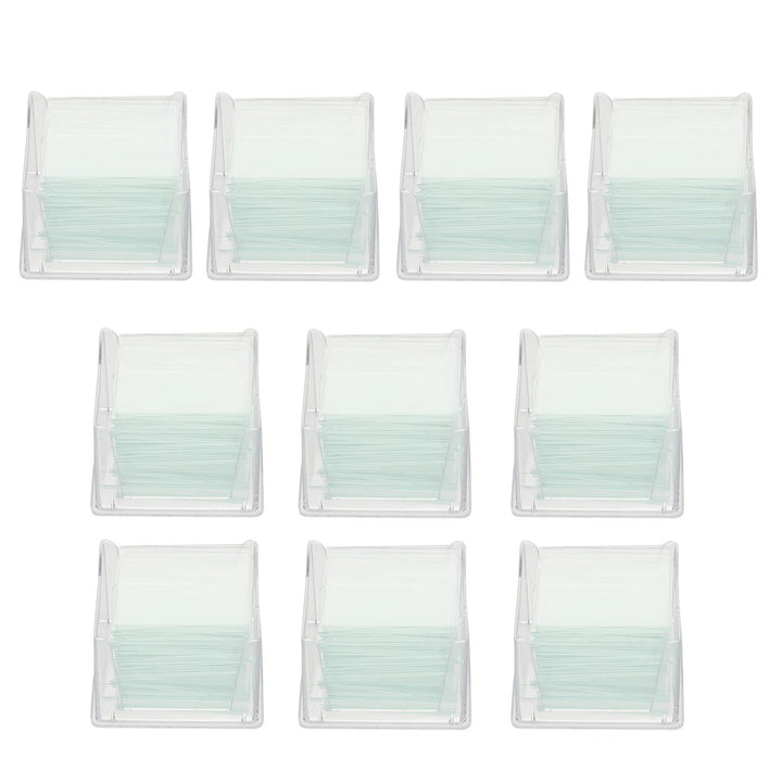 1000 Stück Mikroskop Deckgläser 22X22mm Quadratische Labor Glasabdeckungen aus Optischem Glas Kanten