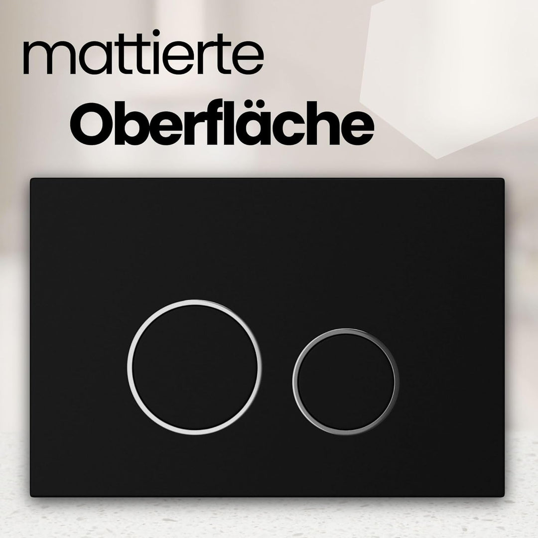 MYLAVABO Drückerplatte WC Betätigungsplatte passend für Geberit Sigma Vorwandelement für Geberit Spü