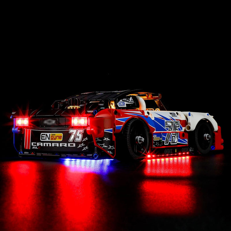 BRIKSMAX 42153 Led Licht für Lego NASCAR Next Gen Chevrolet Camaro ZL1 - Compatible with Lego Techni