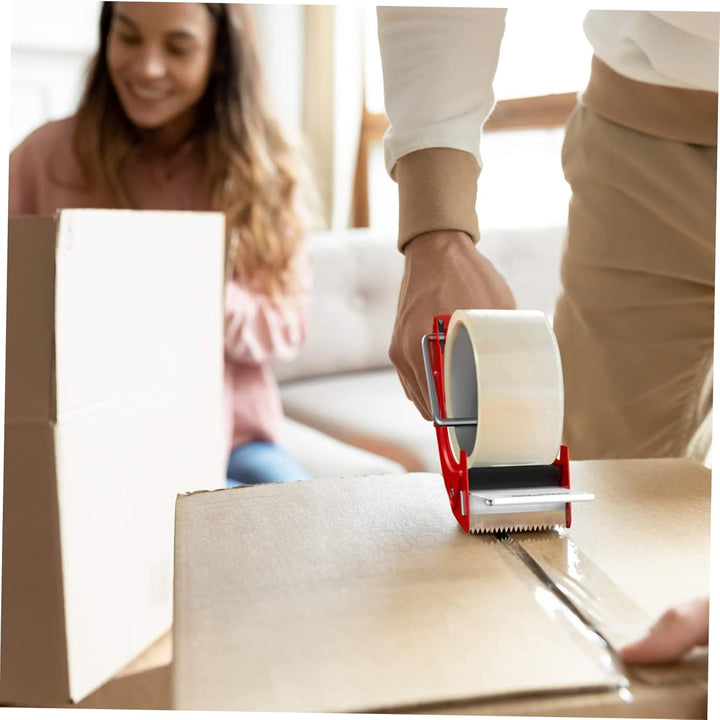 NUOBESTY Metall Klebebandspender Mittel Mit Cutter Ergonomisch Leichter Verpackungsschneider Für Lag
